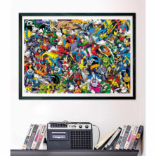 imagen 2 de puzzle dc comics 1000 piezas compact box impossibl
