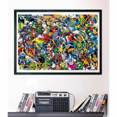 imagen 2 de puzzle dc comics 1000 piezas compact box impossibl