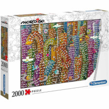 PUZLE MORDILLO THE JUNGLE 2000 PIEZAS CLEMENTONI