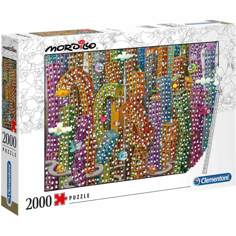 Imagen puzle mordillo the jungle 2000 piezas clementoni