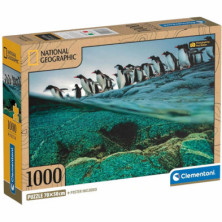 Imagen puzzle pingüinos national geographic 1000 piezas c