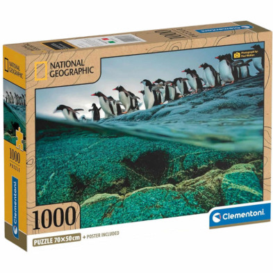 Imagen puzzle pingüinos national geographic 1000 piezas c