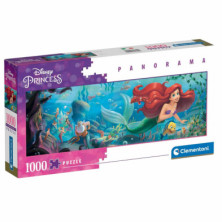 Imagen puzzle sirenita disney 1000 piezas panorama clemen
