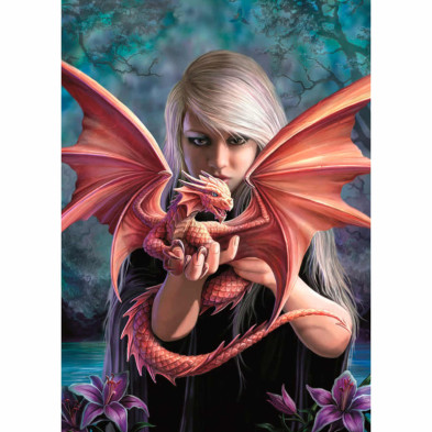 imagen 1 de puzzle dragonkin anne stokes 1000 piezas clementon
