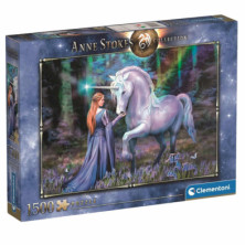Imagen puzzle bosque azul anne stokes 1500 piezas clemen