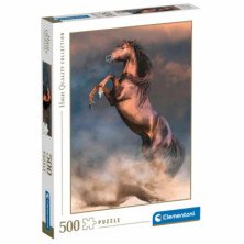 Imagen puzzle semental rojo salvaje 500 piezas clementoni