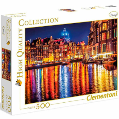 Imagen puzzle amsterdam 500 piezas clementoni