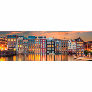imagen 1 de puzzle amsterdam brillante 1000 piezas panorama
