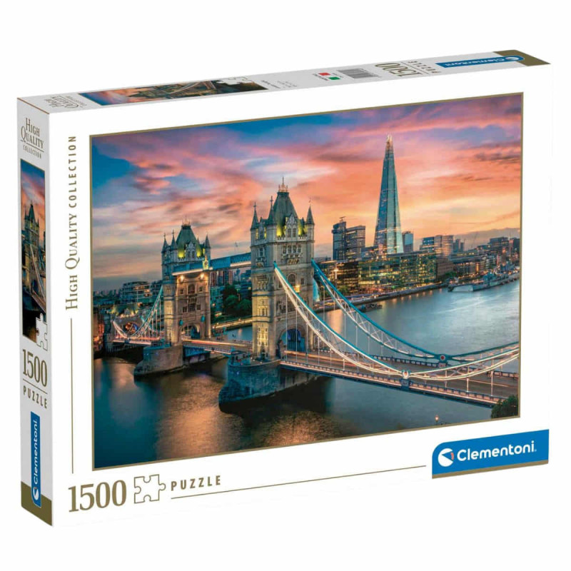 Imagen puzzle crepúsculo de londres 1500 piezas clemento