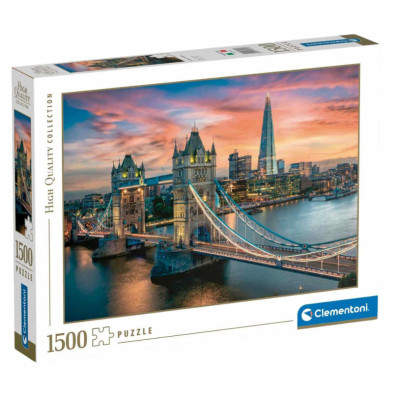 Imagen puzzle crepúsculo de londres 1500 piezas clemento