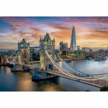 imagen 1 de puzzle crepúsculo de londres 1500 piezas clemento