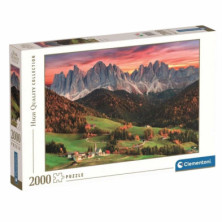 Imagen puzle valle de funes dolomitas 2000 piezas cleme