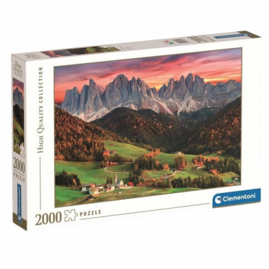 Imagen puzle valle de funes dolomitas 2000 piezas cleme