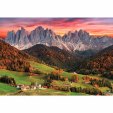 imagen 1 de puzle valle de funes dolomitas 2000 piezas cleme