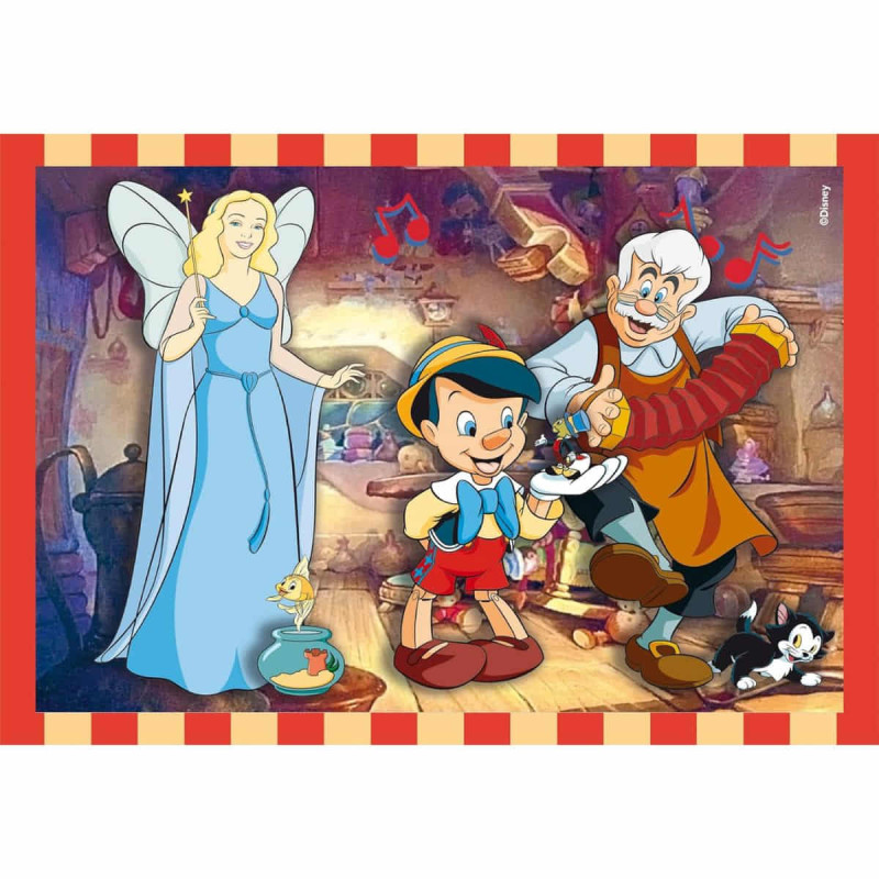 Puzle Infantil 4 en 1 Clásicos Disney Clementoni 12-24 Piezas ...
