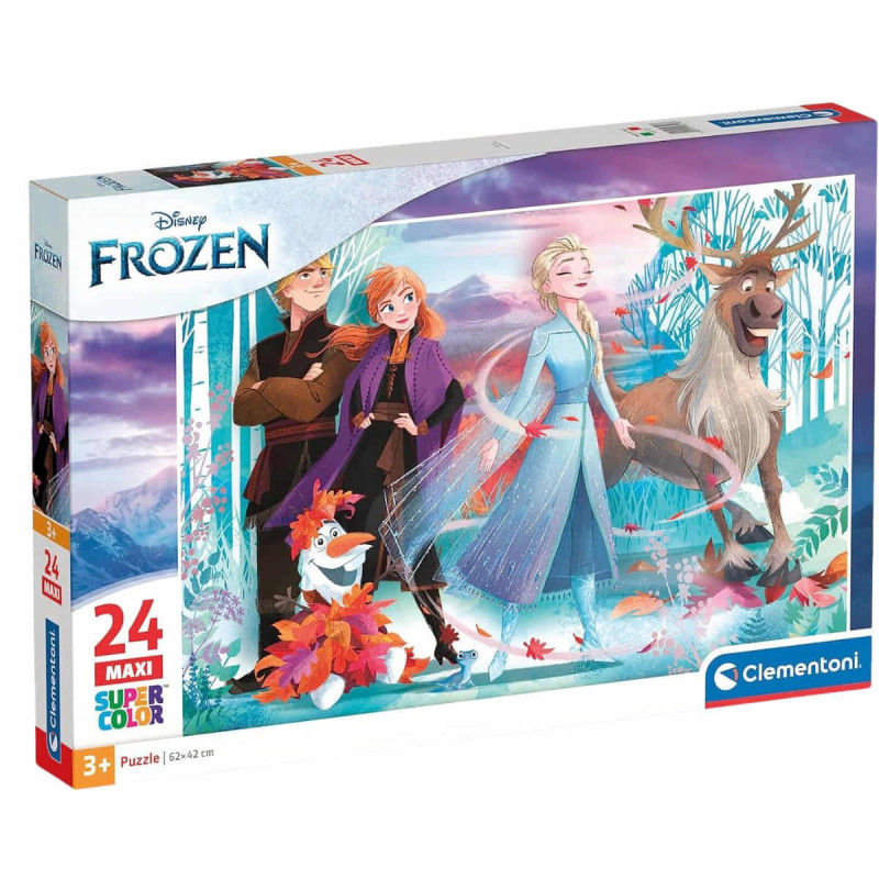Imagen puzle maxi frozen ii 24 piezas clementoni