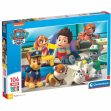 PUZLE MAXI PAW PATROL 104 PIEZAS CLEMENTON