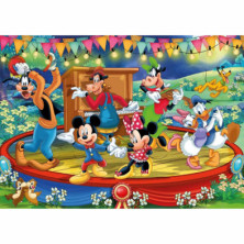 imagen 2 de puzle mickey mouse disney 2x60 piezas clementoni