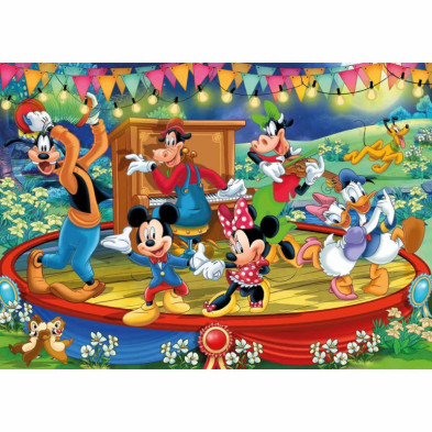 imagen 2 de puzle mickey mouse disney 2x60 piezas clementoni