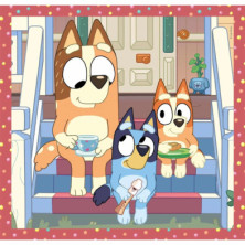imagen 1 de puzle bluey 3x48 piezas clementoni