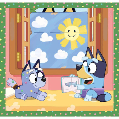 imagen 3 de puzle bluey 3x48 piezas clementoni