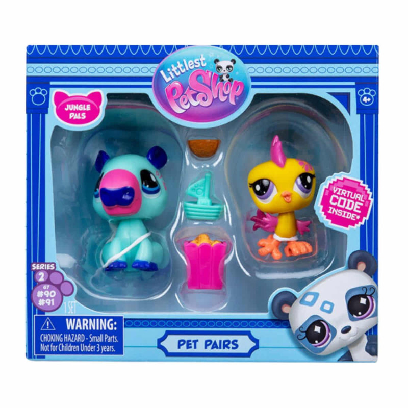 Imagen pack 2 littlest pet shop - jungle pals
