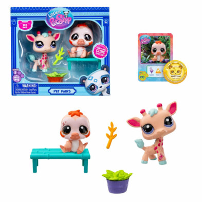 imagen 1 de pack 2 littlest pet shop - zoo pals