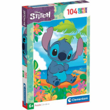 Imagen puzle stitch disney 104 piezas clementoni