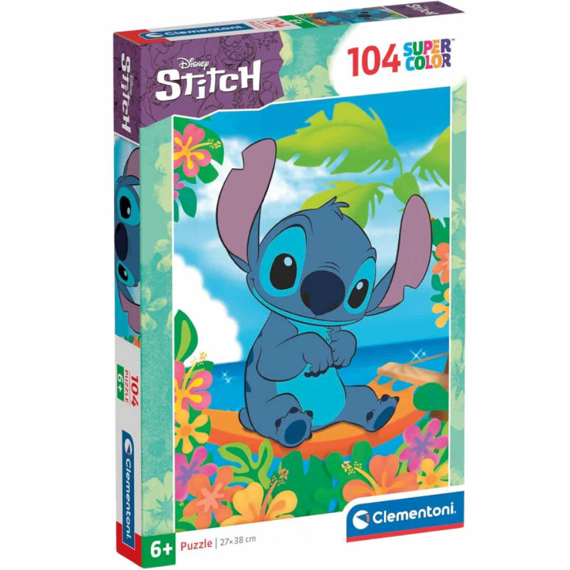 Imagen puzle stitch disney 104 piezas clementoni