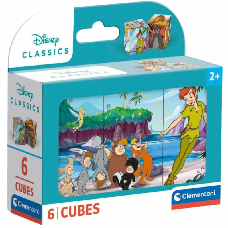 Imagen puzle cubo clasicos disney 6 piezas clementoni