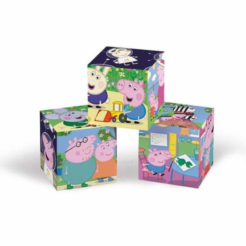 Puzle cubos Peppa Pig 6 piezas Clementoni – para niños 2+ años ...