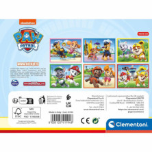 imagen 2 de puzle cubos paw patrol 12 piezas clementoni