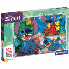 Imagen puzle maxi stitch 104 piezas clementon