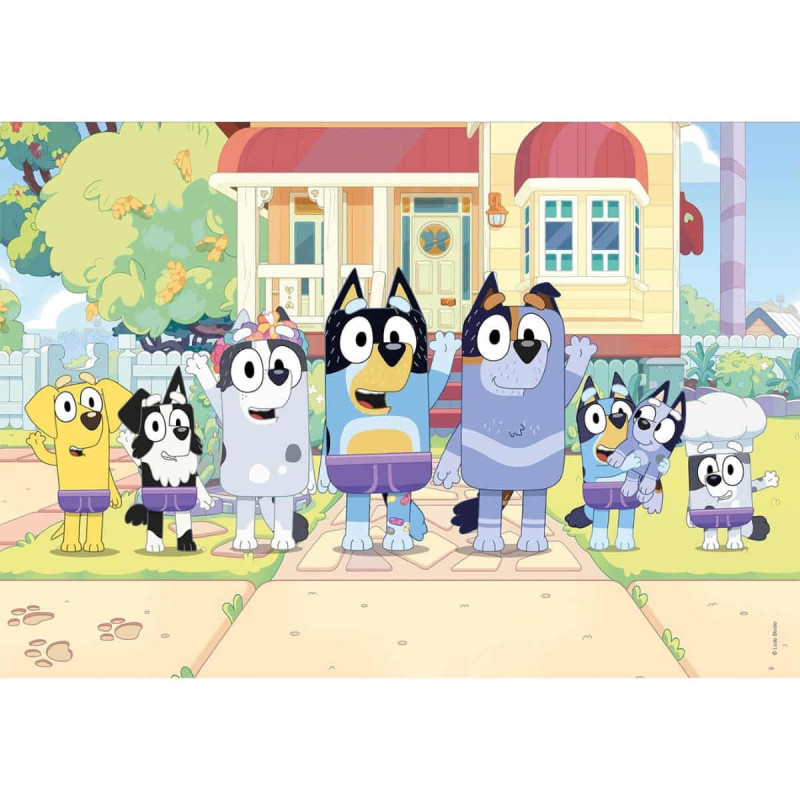 Puzle Bluey 2x60 piezas Clementoni – diversión para niños 4+ años ...
