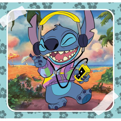imagen 2 de puzle disney lilo & stitch 3x48 piezas clementoni