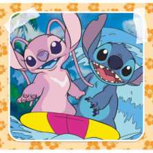 imagen 3 de puzle disney lilo & stitch 3x48 piezas clementoni