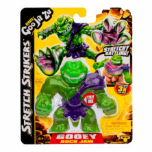 imagen 1 de figura goo jit zu rockjaw stretch strikers