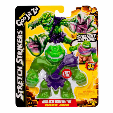 imagen 1 de figura goo jit zu rockjaw stretch strikers