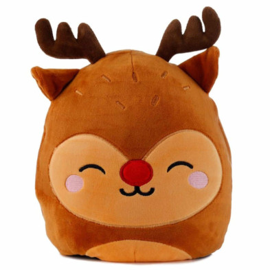 imagen 2 de cojín de peluche reversible papá noel