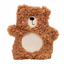 Imagen peluche térmico de semillas microondas oso de pelc