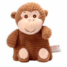 Imagen peluche térmico de semillas microondas mono