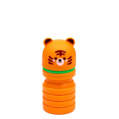 imagen 3 de estuche de silicona con cremallera tigre