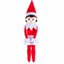 Imagen peluche elfo niña - the elf on the shelf