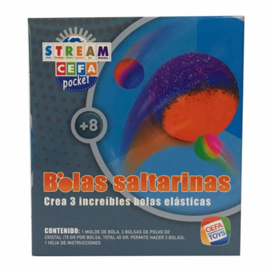 Imagen experimentos ciencia de bolsillo bolas saltarinas