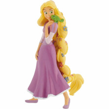 FIGURA DE RAPUNZEL DE 10CM CON PASCAL DE DISNEY DE BULLYLAND