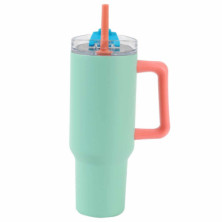 TAZA DE VIAJE 1200ML VERDE AZULADO
