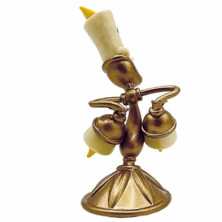 imagen 2 de figura lumiére la bella y la bestia disney 6cm