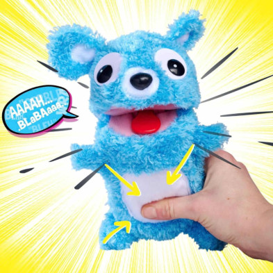 imagen 3 de peluche oso babbling con sonido screamerz 30cm