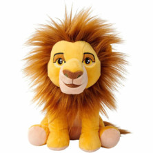 PELUCHE MUFASA 25CM - Simba Disney El Rey León, Felpa Suave