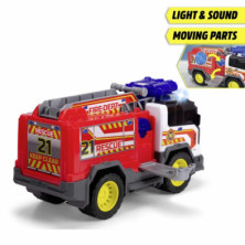 imagen 1 de camion bomberos 30cm con luz y sonido